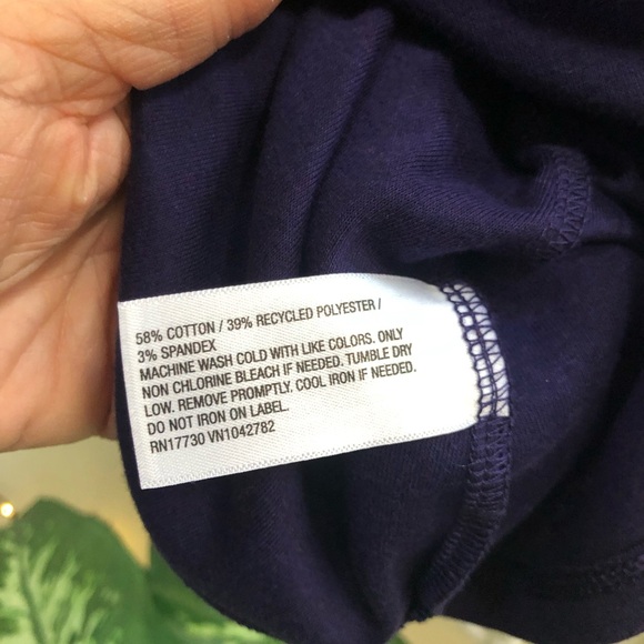 2 Deep Purple/White a new day tank tops tees Excellent Condition - Picture 8 of 9